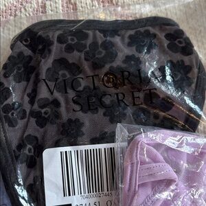 3 NWT Daisy String Thongs : Black, Blue & Purple